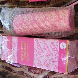 Mattel  barbie mug stainless collection box sealed warranty dust cover charm